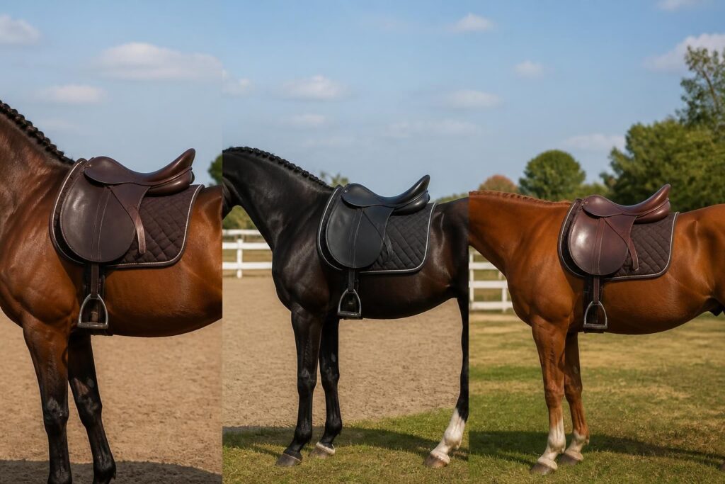 découvrez comment choisir la selle d'équitation idéale selon votre discipline : obstacle, dressage ou mixte, pour un confort et une performance optimale.