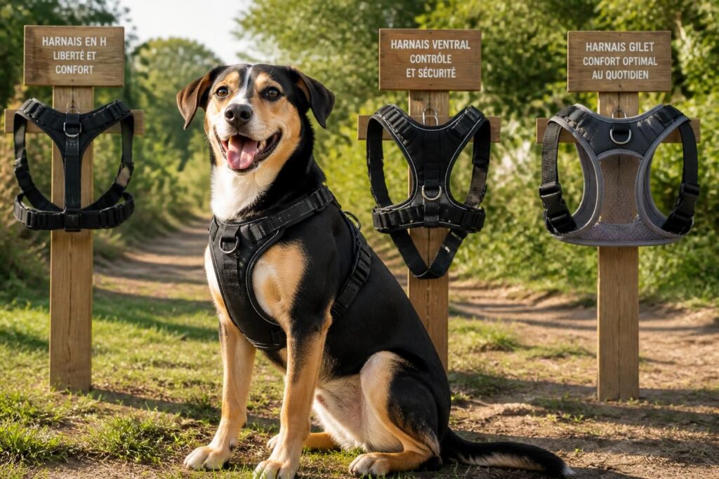 découvrez comment choisir le harnais idéal pour votre chien, les différents types disponibles et les conseils pour un ajustement parfait garantissant confort et sécurité.