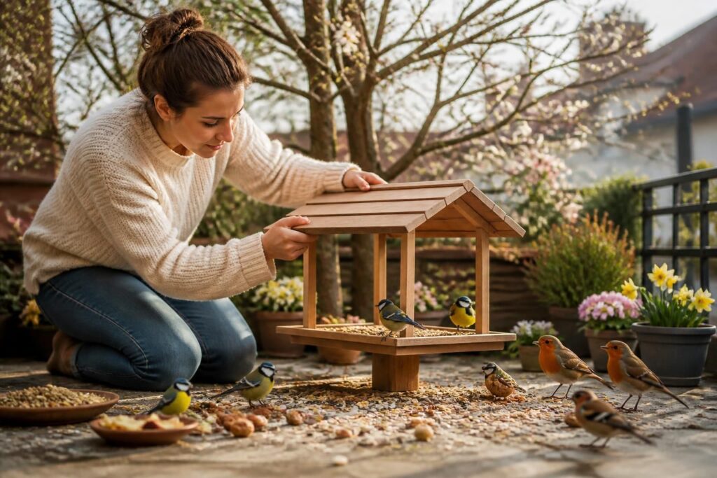 découvrez quand et où installer une mangeoire à oiseaux, ainsi que les meilleures nourritures à y mettre pour attirer et nourrir vos amis à plumes toute l'année.