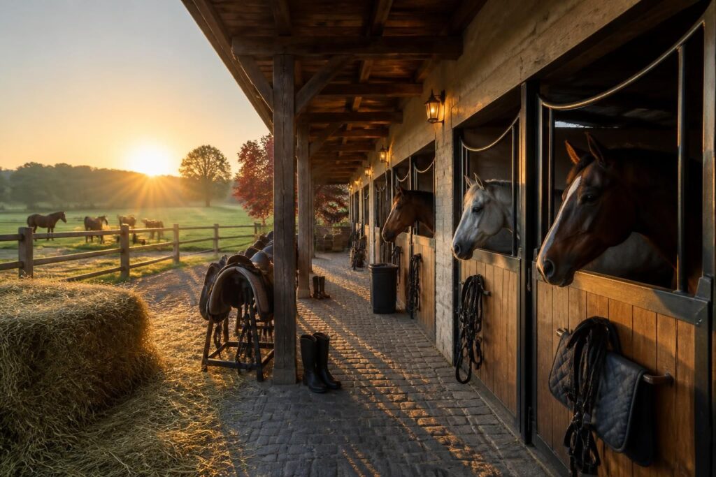 La pension pour chevaux : formules, tarifs et points à vérifier