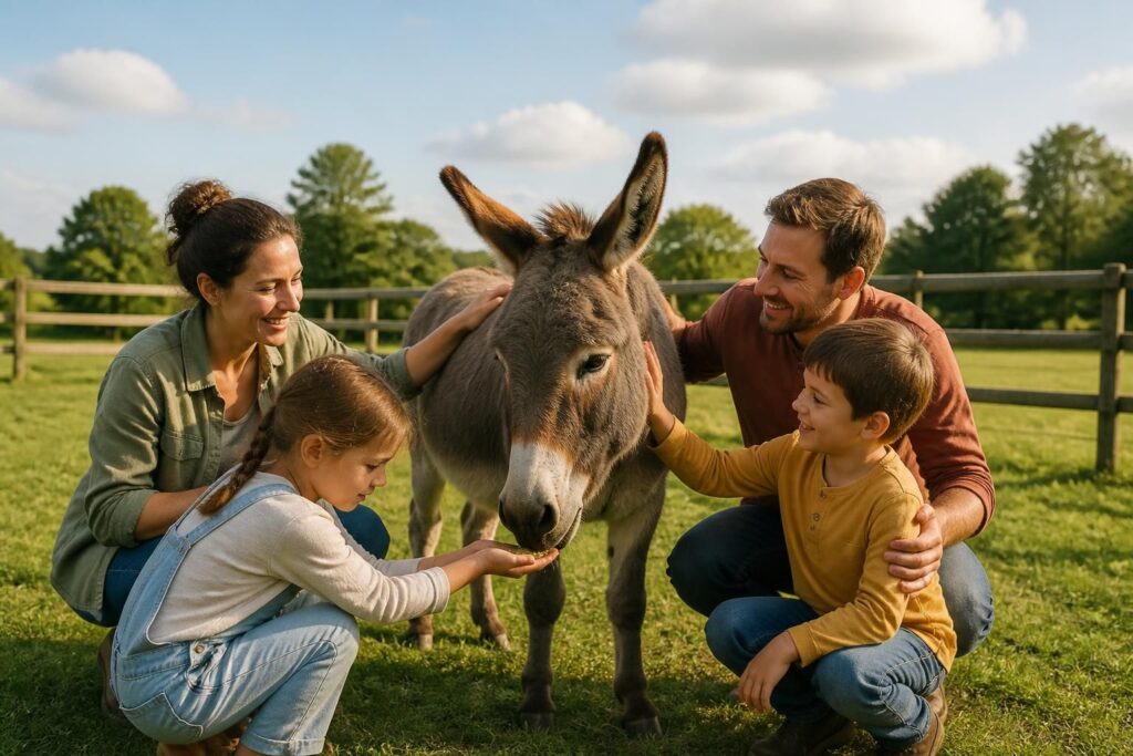 découvrez pourquoi l'âne est un compagnon attachant, idéal à la fois au pré et pour la vie de famille, grâce à son caractère doux et sa présence réconfortante.