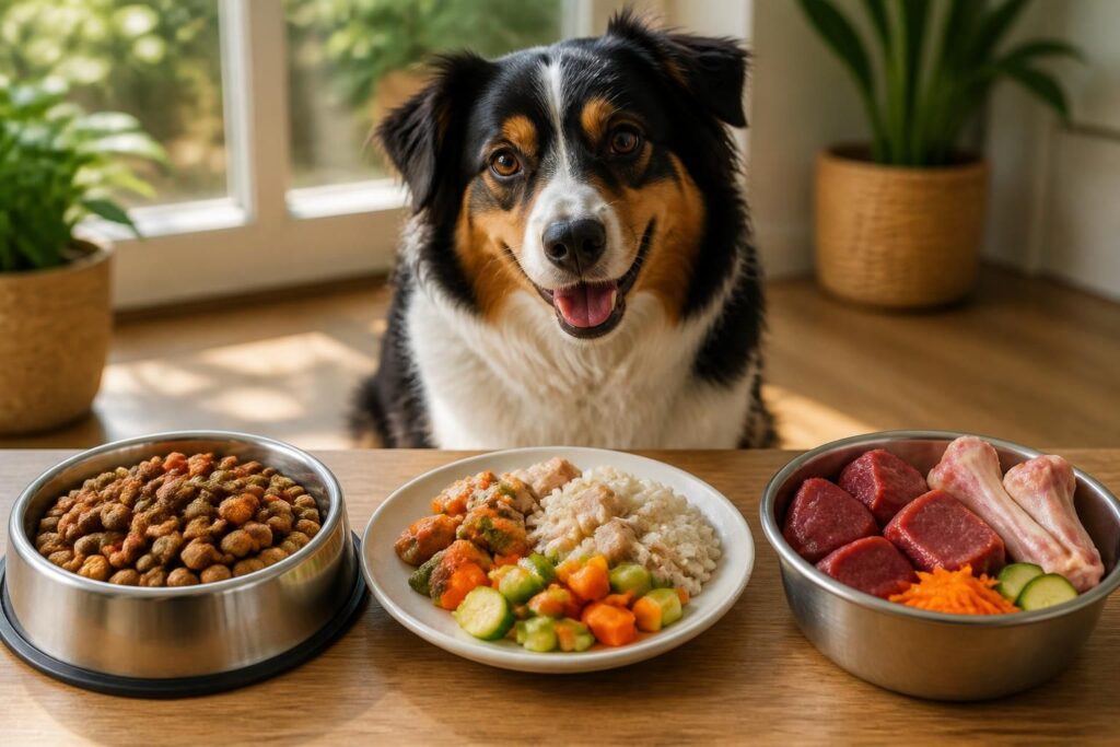 découvrez comment bien nourrir votre chien en choisissant entre croquettes, ration ménagère ou alimentation barf pour assurer sa santé et son bien-être.