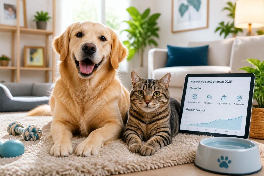 découvrez les meilleures assurances santé pour chien et chat en 2026 : garanties détaillées, tarifs compétitifs et conseils pour protéger efficacement votre animal de compagnie.