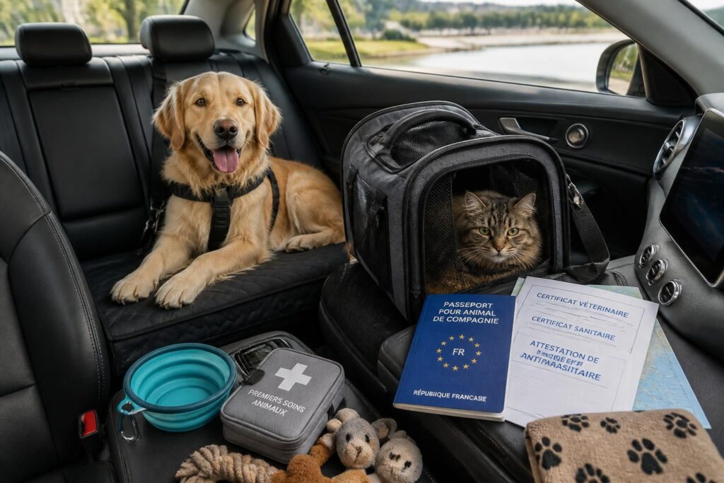 Voyager avec son chien ou son chat : transport, papiers et astuces